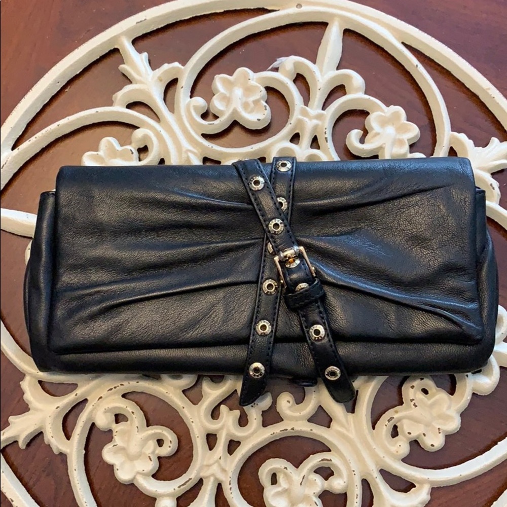 Henri Bendel Black Clutch
